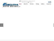 Tablet Screenshot of executiveautodetail.com